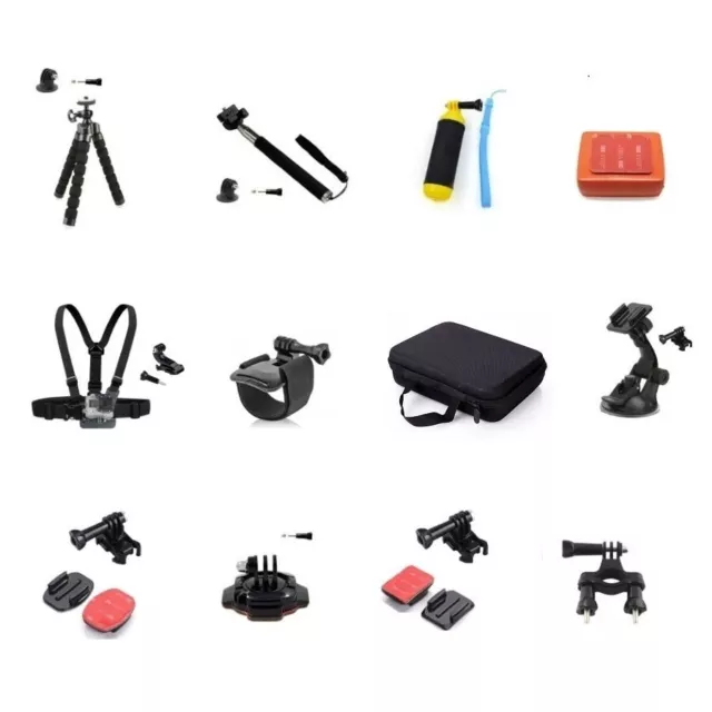 CamGo Accessories Bundle Kit for GoPro HERO 12/11/10/9/8/7/6/5/4/3/MAX/Session