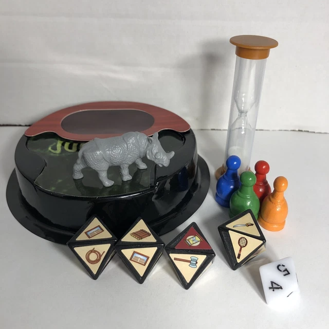 2017 JUMANJI BOARD Game Replacement Parts Pieces Rescue Dice Timer