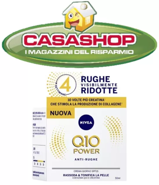 NIVEA Q10 POWER ANTI-RUGHE CREMA GIORNO SPF15 Trattamento viso