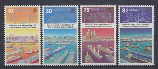 Singapur, Schiffe, MiNr. 565-568, postfrisch - 64779