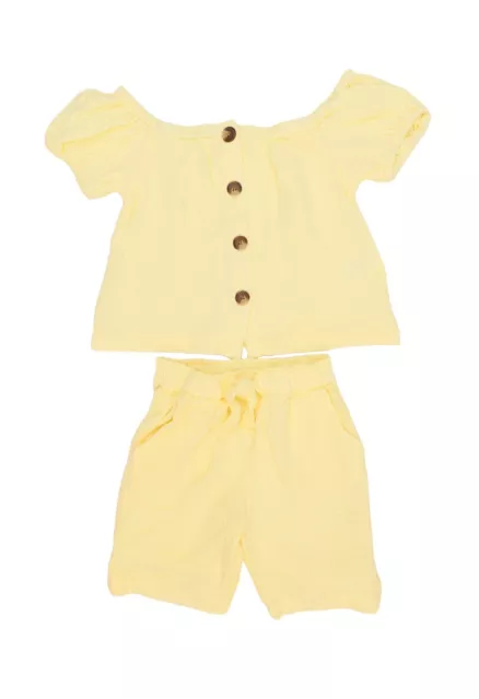 Seed Baby Top & Shorts Set - Yellow - Size 2