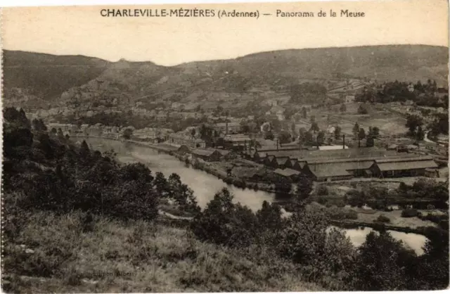 CPA CHARLEVILLE MEZIERES - Panorama de la Meuse (224280)
