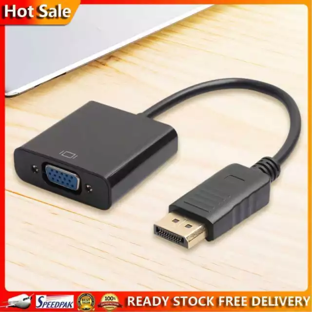 Neue 1080p DP Displayport männlich, VGA-weibliche Video-Konverter-Adapter-Kabel