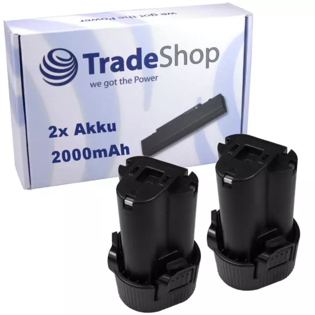 2x WERKZEUG POWER AKKU BATTERIE ACCU 2000mAh für MAKITA BL-1013, 1945514 1945506