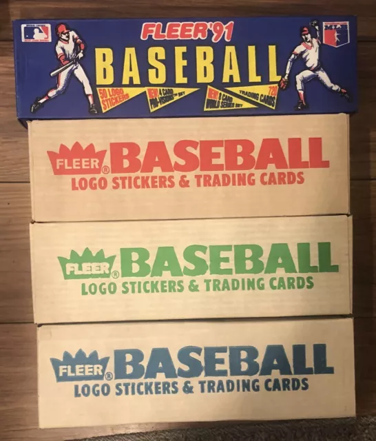 1987, 1988, 1989, 1991 Fleer Baseball Factory sets ~ Barry Bonds * Ken Griffey