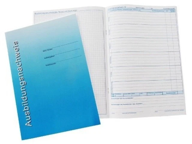 Ausbildungsnachweisheft - gewerbliche Ausbildung Broschüre Deutsch 2012