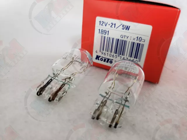 Toshiba Auto light bulb [2 bulbs] 12V 5W W5W Turn Brake Signal mini halogen  lamp