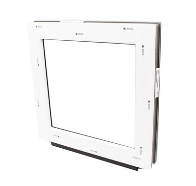 aluplast Finestre PVC per CASA o cantina finestra a spazio piccolo misura 800 x 500mm 