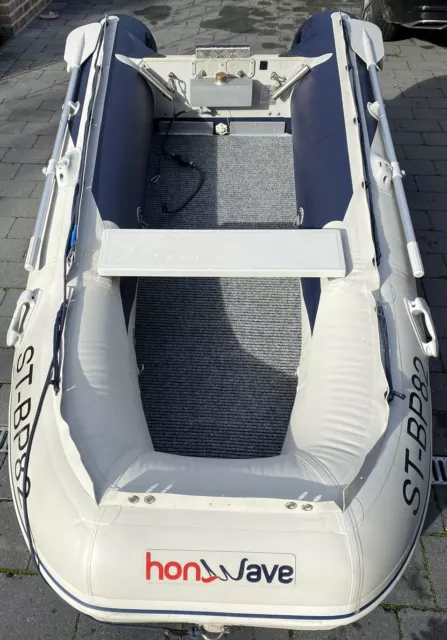 Honda Honwave T30AE Schlauchboot Motorboot  15ps keine Flicken Luftkiel Aluboden