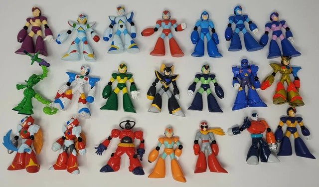 Megaman Super Max Rockman X 1996 Candy Toy 20+ figure lot Capcom Bandai
