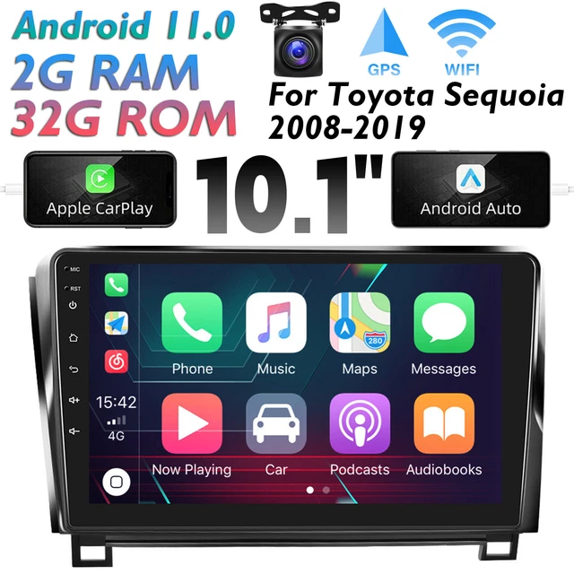 10.1" Android 11.0 for Toyota 2008-13 Sequoia Car Stereo Radio GPS NAVI