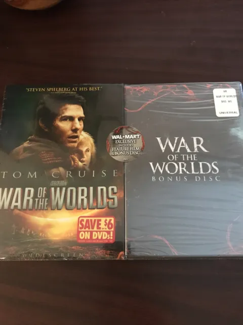 War Of The Worlds With Bonus Disc (2005) DVD Brand New In Box NIB Sealed