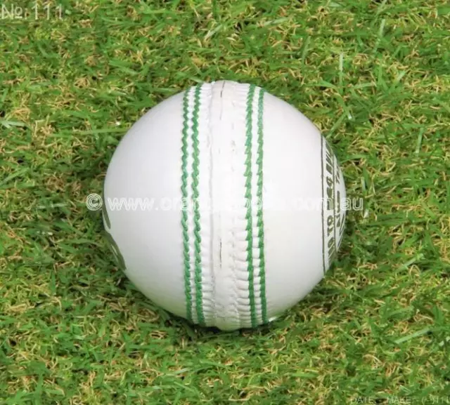 24 x WHITE Selecta 2pc 156g ALUM TANNED Cricket Balls by ORANGE SPORTS