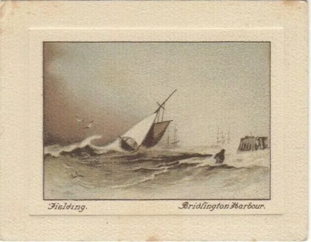 Art Cigarette Card. Bridlington Harbour