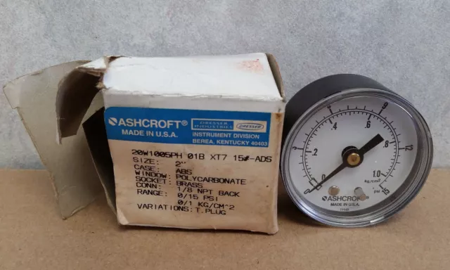 Ashcroft 20E1005PH Pressure Gauge