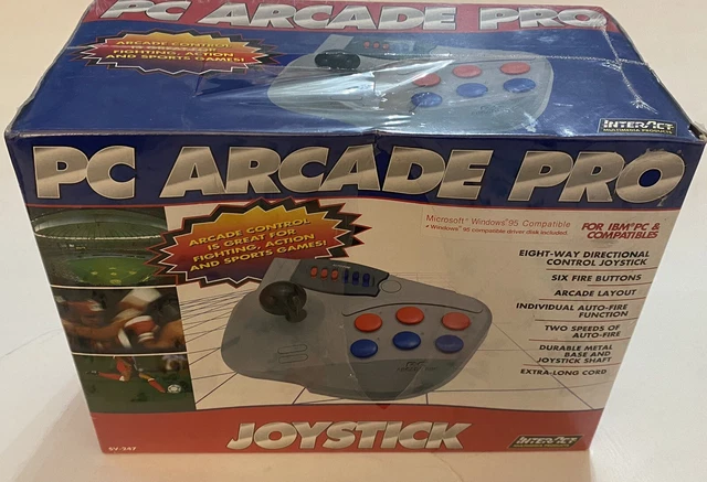 PC Arcade Pro Inter Act Multi Media Products Joystick SV-247. Recoton Corp 1996