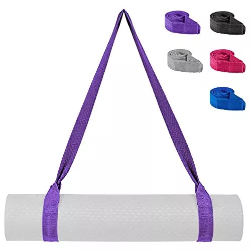 5 Pack All-Purpose Yoga Mat Strap Sling, Roller Ice Skate Leash Reusable Adju...