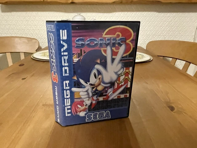 SEGA MEGA DRIVE Genesis Sonic The Hedgehog 3 Retro Gaming BOX ONLY £4. ...