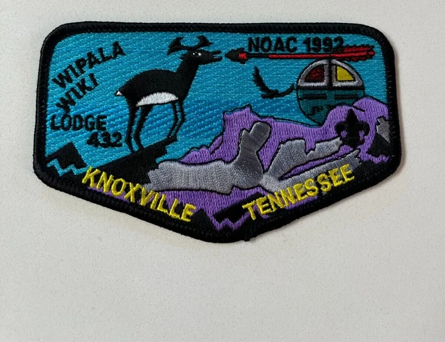 Boy Scout OA 432 Wipala Wiki Lodge Flap S23 1992 NOAC