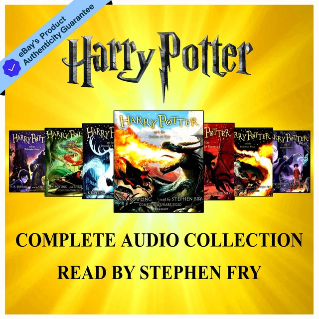 HARRY POTTER AUDIOBOOKS Complete Set 1 to 7 Stephen Fry Unabridged ***RARE!*** EUR 84,35