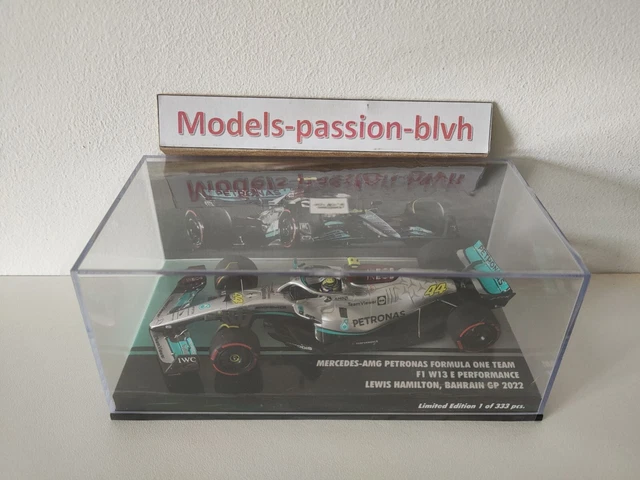 MINICHAMPS MERCEDES AMG F1 W13 #44 Lewis Hamilton Miami GP 2022 1/43