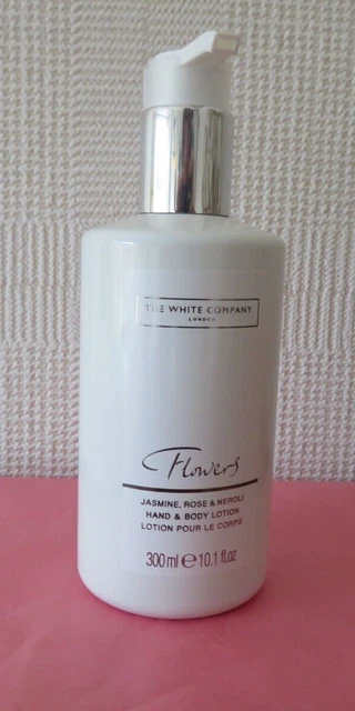 THE WHITE COMPANY FLOWERS Jasmine Rose Neroli Hand & Body Lotion 300ml Pump NEW