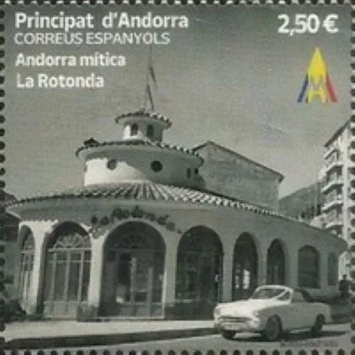 Spanish Andorra 2021 - La Rotonda, Andorra La Vella - MNH