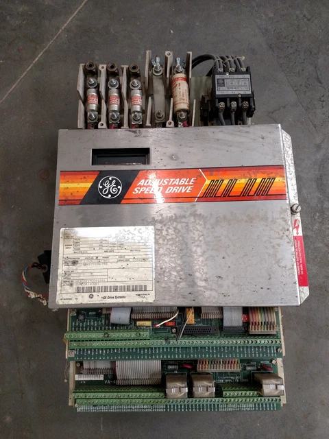 Ge Dc 300 Drive 7Vscd014Cd01 D3B40307 7Vscd014Ib01 Ran A 30Hp Spindle Motor