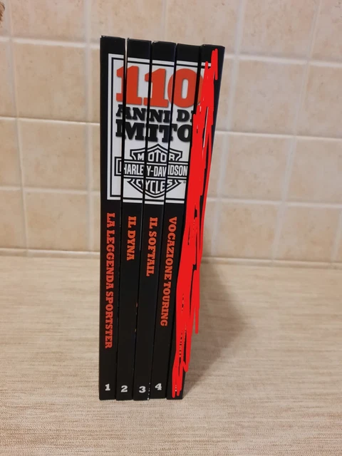 Harley Davidson N.4 Libri - 110 Anni Di Mito Gazzetta Dello Sport Corriere Sera