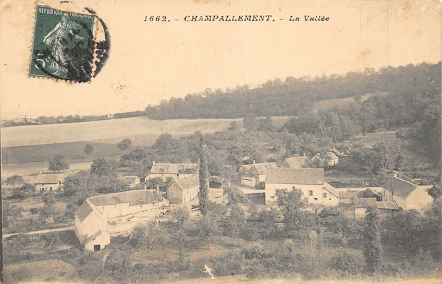 CPA 58 CHAMPALLEMENT LA VALLEE (cliché pas courant