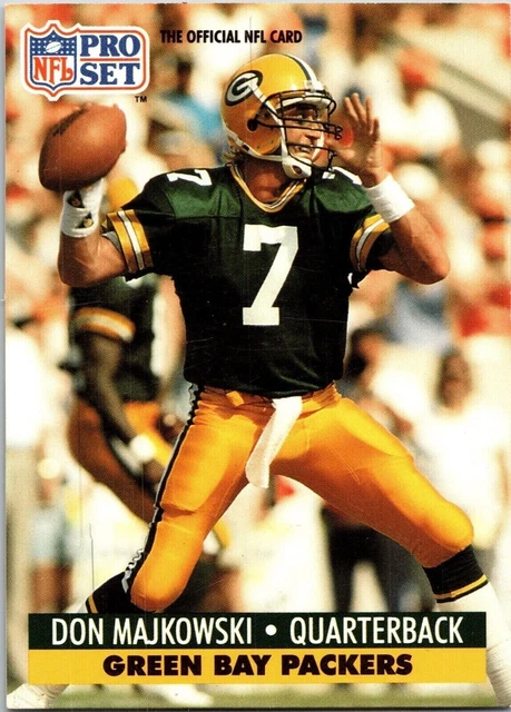 1991 Don Majkowski 7 Packers 156 National Football League Sports Trading Card