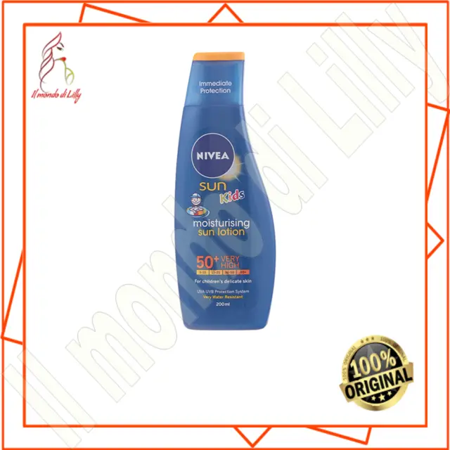 NIVEA-SUN NI�OS protector hidratante waterproof SPF50+ 200 ml