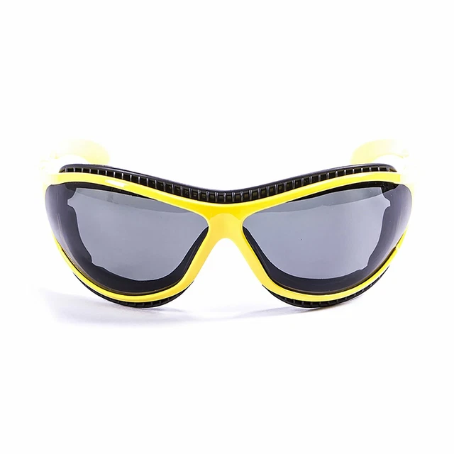 OCEAN TIERRA DE FUEGO Floating Sunglasses Kiteboarding Yellow & Smoke Lens