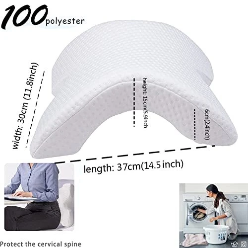 Cuddle Pillow Neck Cervical Pillow for Couples Sleeping Pillow Memory Foam Pi... 6