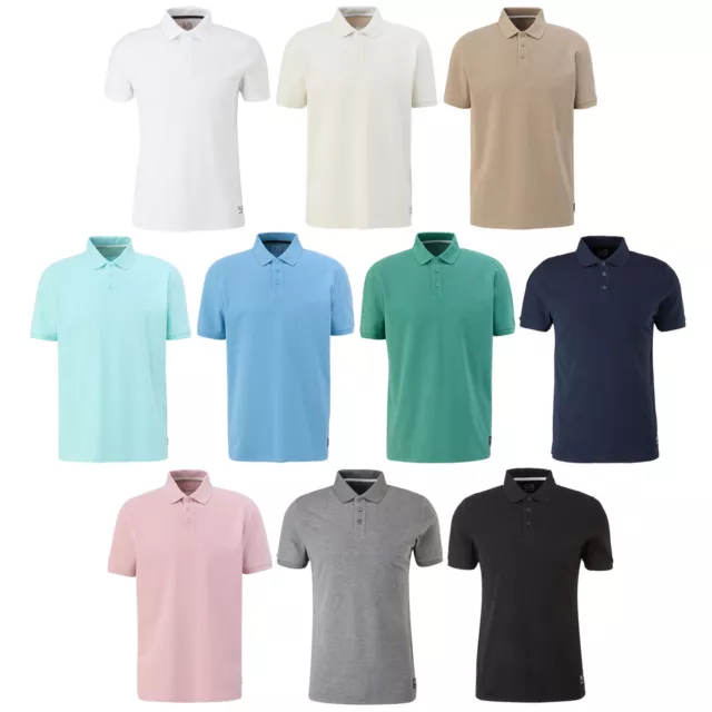 Q/S by S.OLIVER Herren Poloshirt kurzarm Baumwolle bequem Knopfleiste | 1 Stück