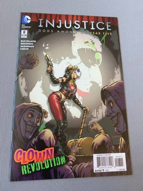 Injustice Gods Among Us Year Five 5 #8 Harley Quinn BATMAN DC Comics B80