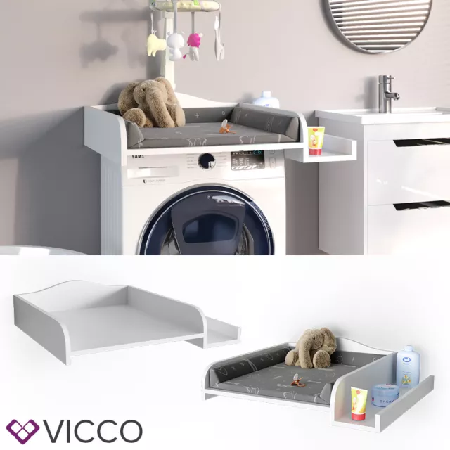 FASCIATOIO CON RIPIANO Complemento ripiano fasciatoio Lavatrice Bianco  Vicco EUR 61,90 - PicClick IT