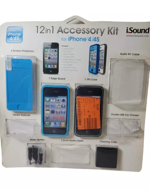 iSound 12 IN 1 Kit Accessori per IPHONE 4/4S - Incompleto