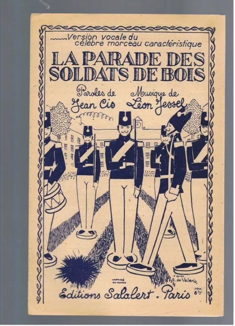 Ancienne Partition La Parade Des Soldats De Bois Jean Cis Leon Jessel