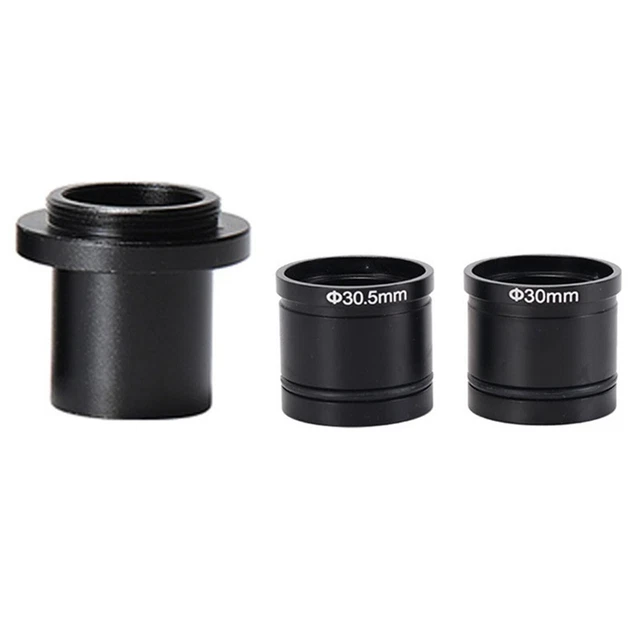 Set completo adattatore montaggio a C obiettivo per microscopio bio/stereo 1X 23 2 mm