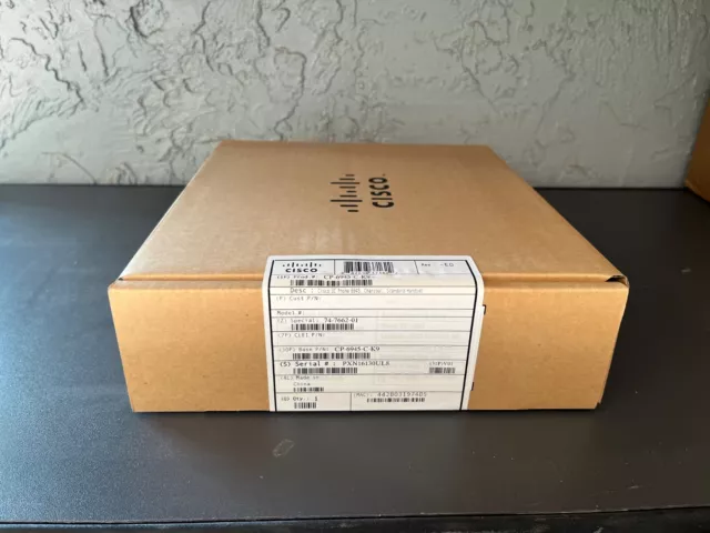 BRAND NEW IN BOX Sealed Cisco CP-6945-C-K9 Charcoal Gray IP Phone