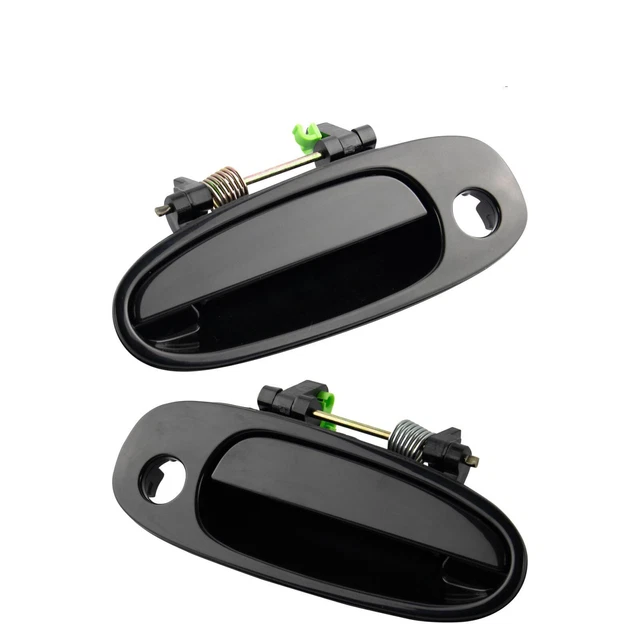 Door Handles Outside Exterior Smooth Front Left/Right Pair Set For Geo Toyota