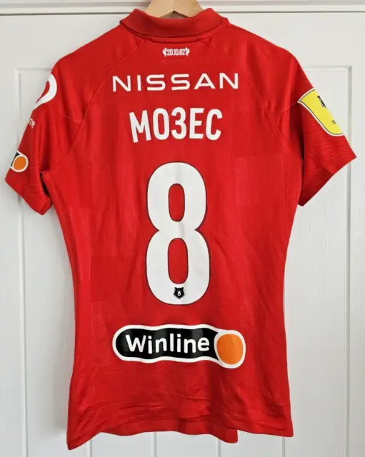 Victor Moses #8 Spartak Moscow Match Worn Home Shirt Nike 2021-22 Russia Chelsea