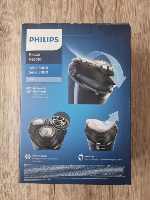 Philips Shaver Series 3000 S3134/57 Akku-Rasierer - Tiefschwarz 2