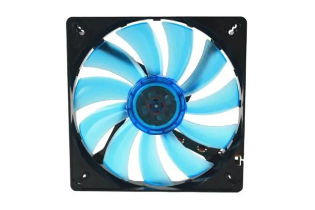 GELID WING 14 UV bleu 1200 tr/min 140 mm ventilateur 140x140x25mm x CASE M9C5IT 3
