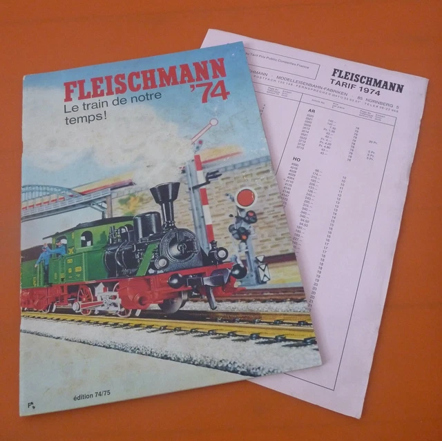FLEISCHMANN CATALOGUE 1974 Trains HO N Modélisme ferroviaire Circuit