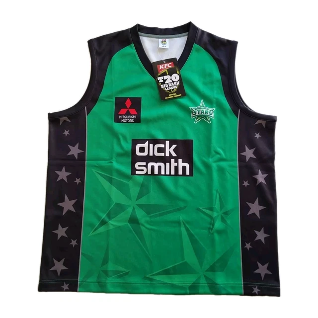 MELBOURNE STARS CRICKET big bash 20 twenty acb jersey shirt size