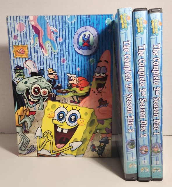 SPONGEBOB SQUAREPANTS DVD Season 1 & 2, SpongeBob Goes Prehistoric ...