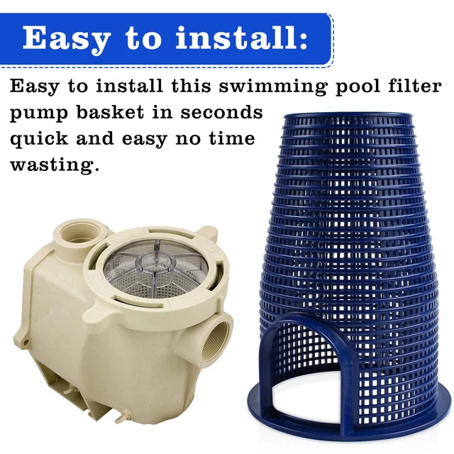 POOL SKIMMER BASKET Strainer For Pentair WhisperFlo IntelliFlo 070387 B