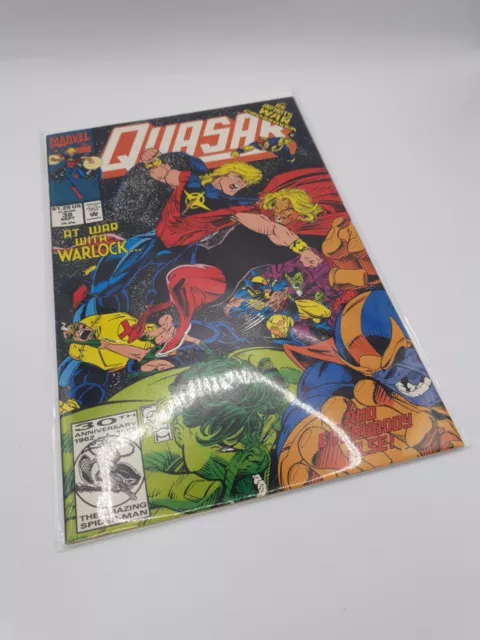 Vintage MARVEL COMICS Quasar: An Infinity War Crossover #38 September 1992 3